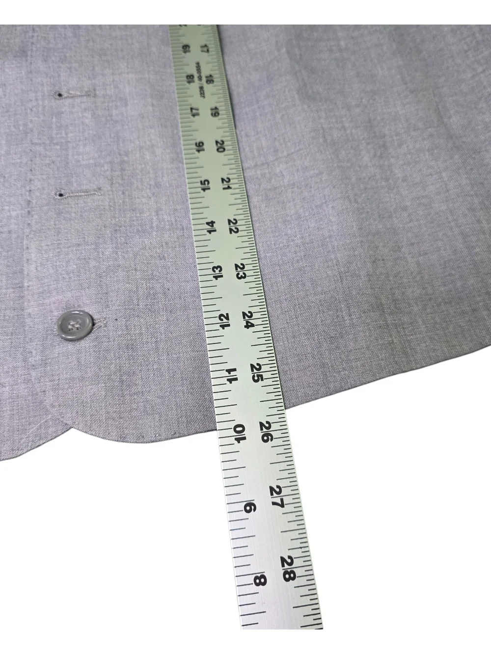 Statement Men's Light Grey Formal Dress Vest Waistcoat Size L